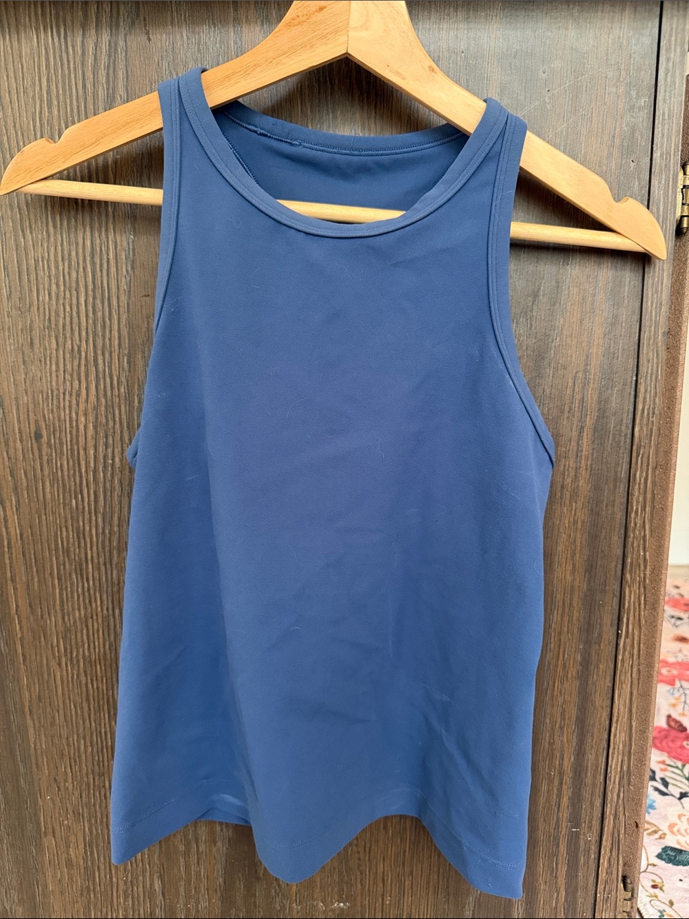 lululemon athletica Navy High-Neck Athletic Tank